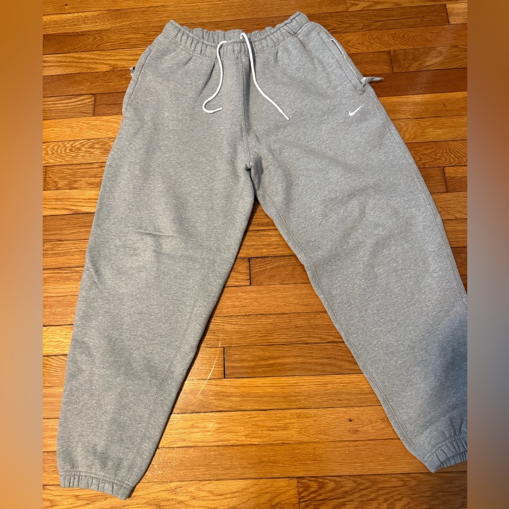 Nike Solo Swoosh Fleece Oversized Sweat Pants S - Picture 7 of 14